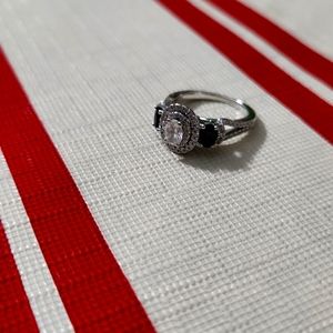 Vera Wang Love Diamond and Sapphire Ring